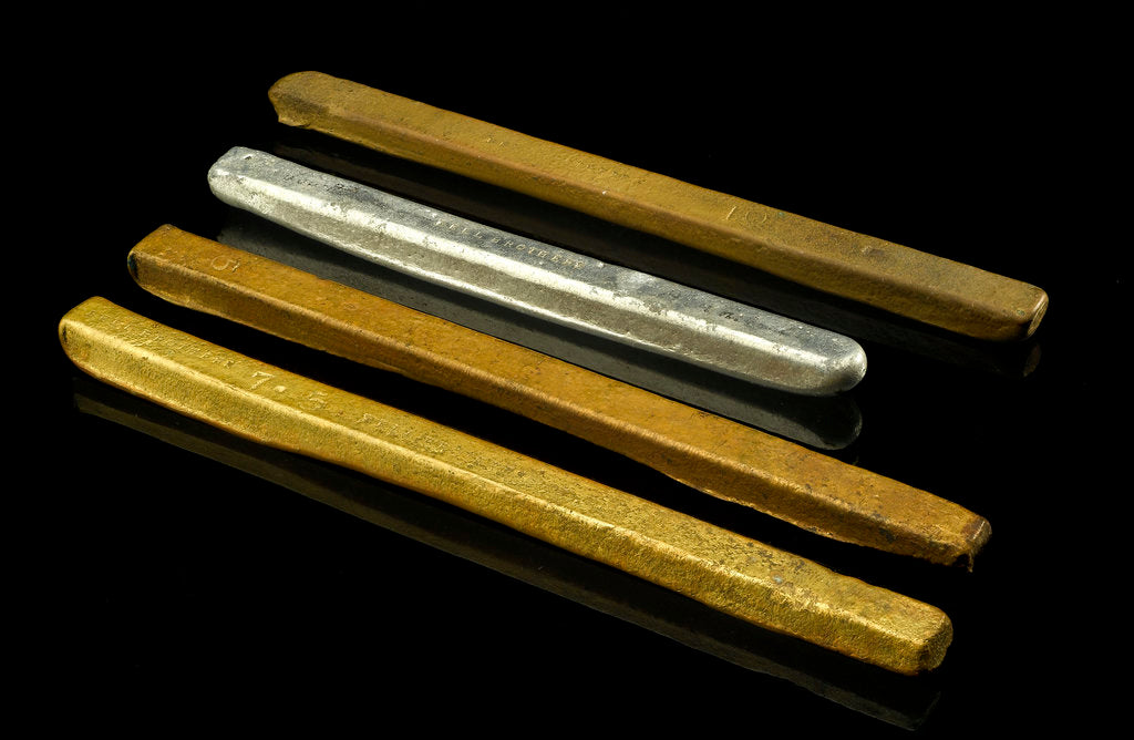 Detail of Metal ingots by unknown