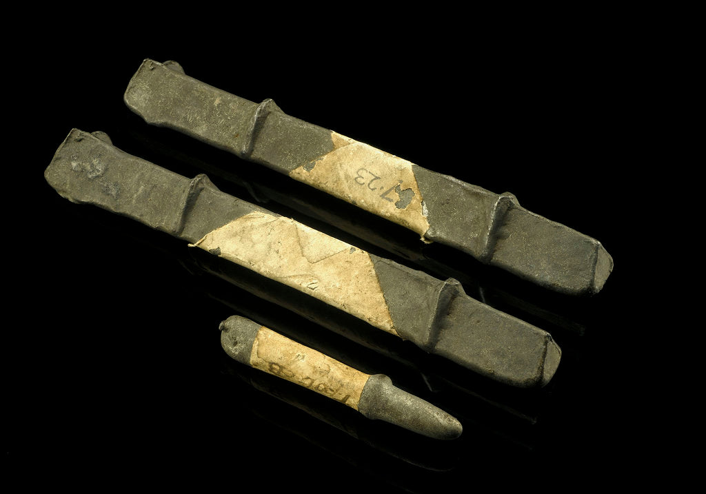 Detail of Metal ingots by unknown