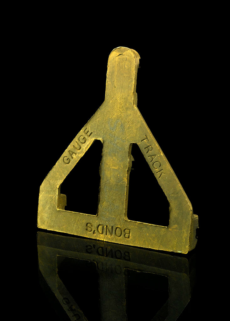 Detail of Bond's track gauge by unknown