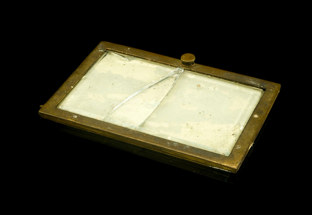 Detail of Microscope slide holder by unknown
