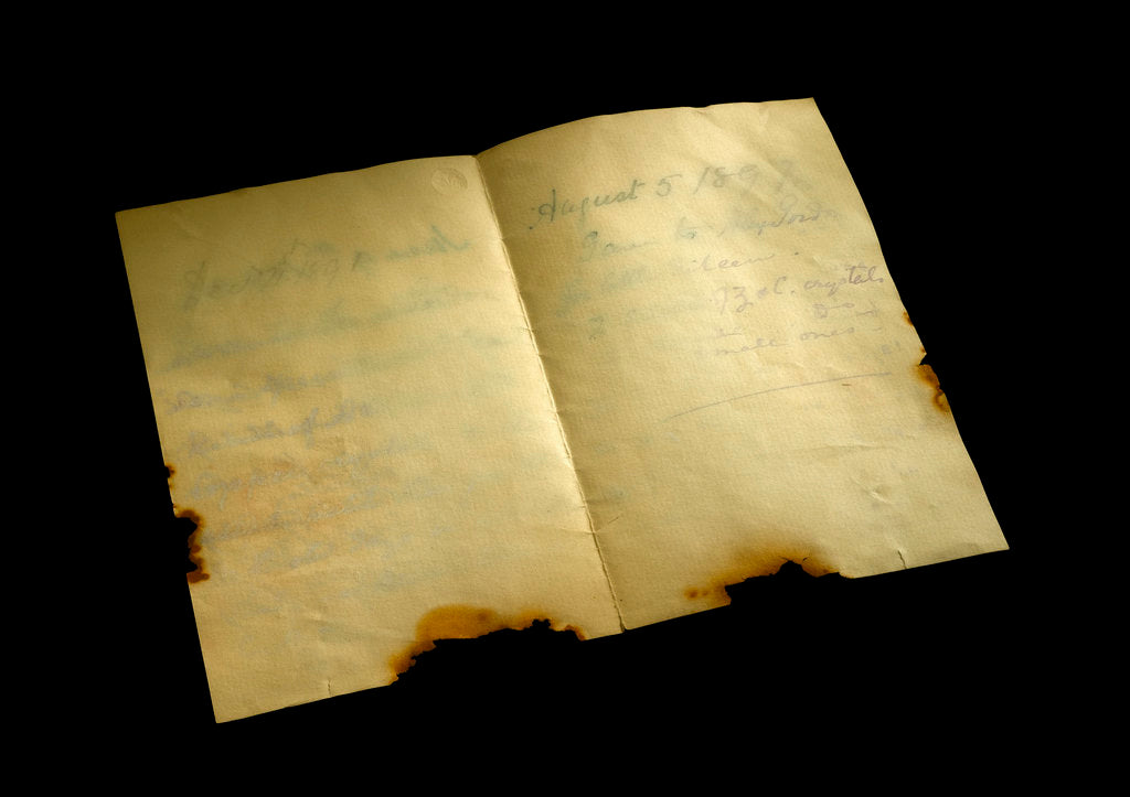 Detail of Note by unknown