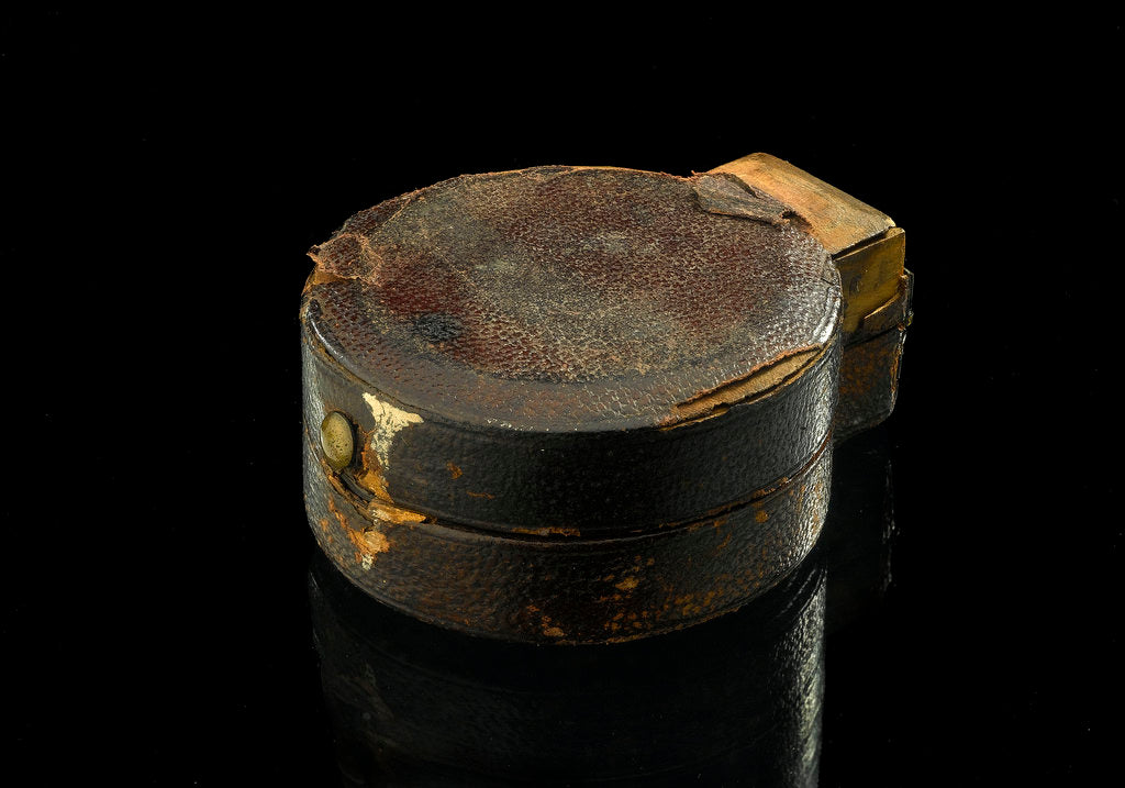 Detail of Case, aneroid barometer by unknown