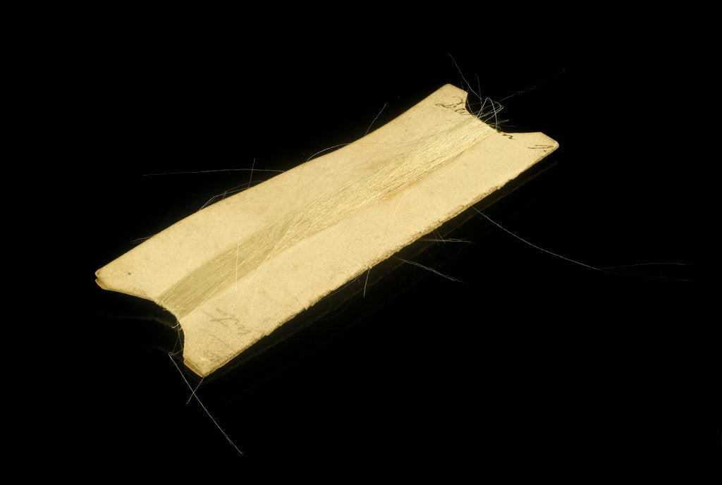 Detail of Horsehair wrapped around cardboard by unknown