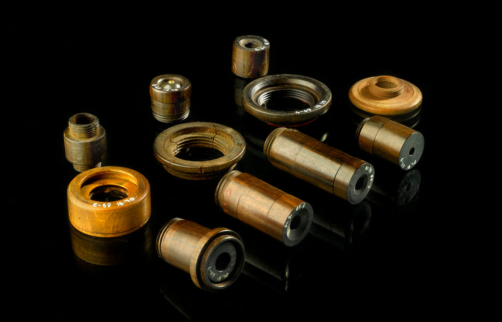 Detail of Eyepiece mounts by Johann Alexander Herschel
