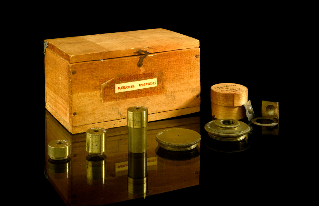 Detail of Eyepiece mounts by Johann Alexander Herschel
