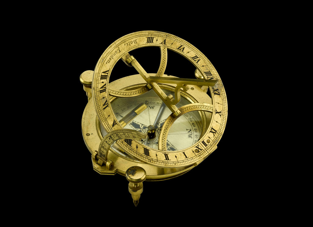 Detail of Inclining dial by Robert Brettell Bate
