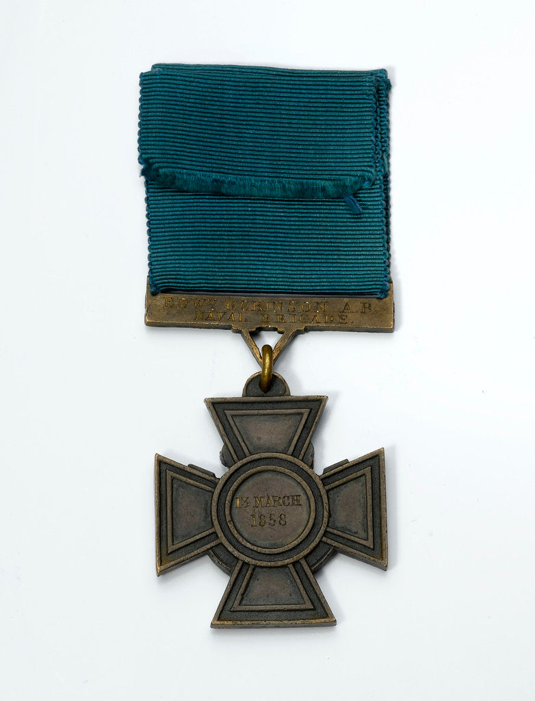 Detail of Victoria Cross, reverse by Hancocks & Co