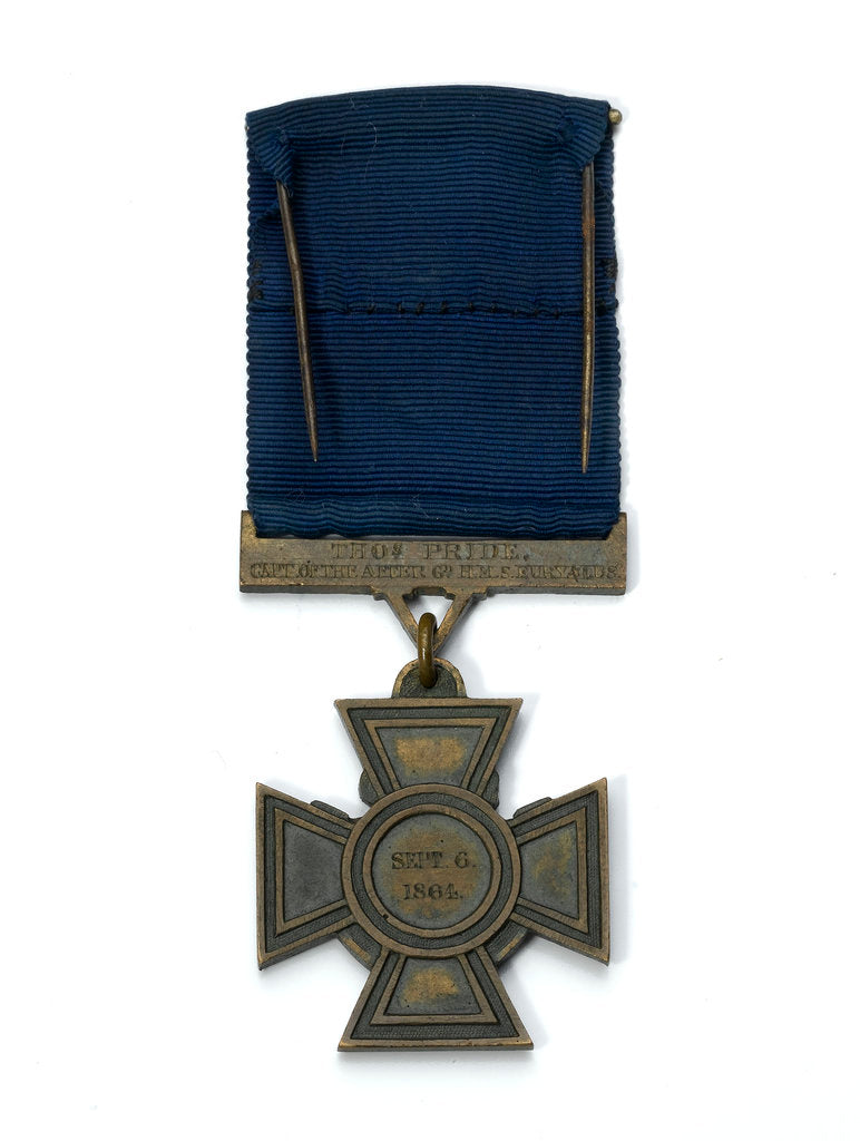 Detail of Victoria Cross, reverse by Hancocks & Co