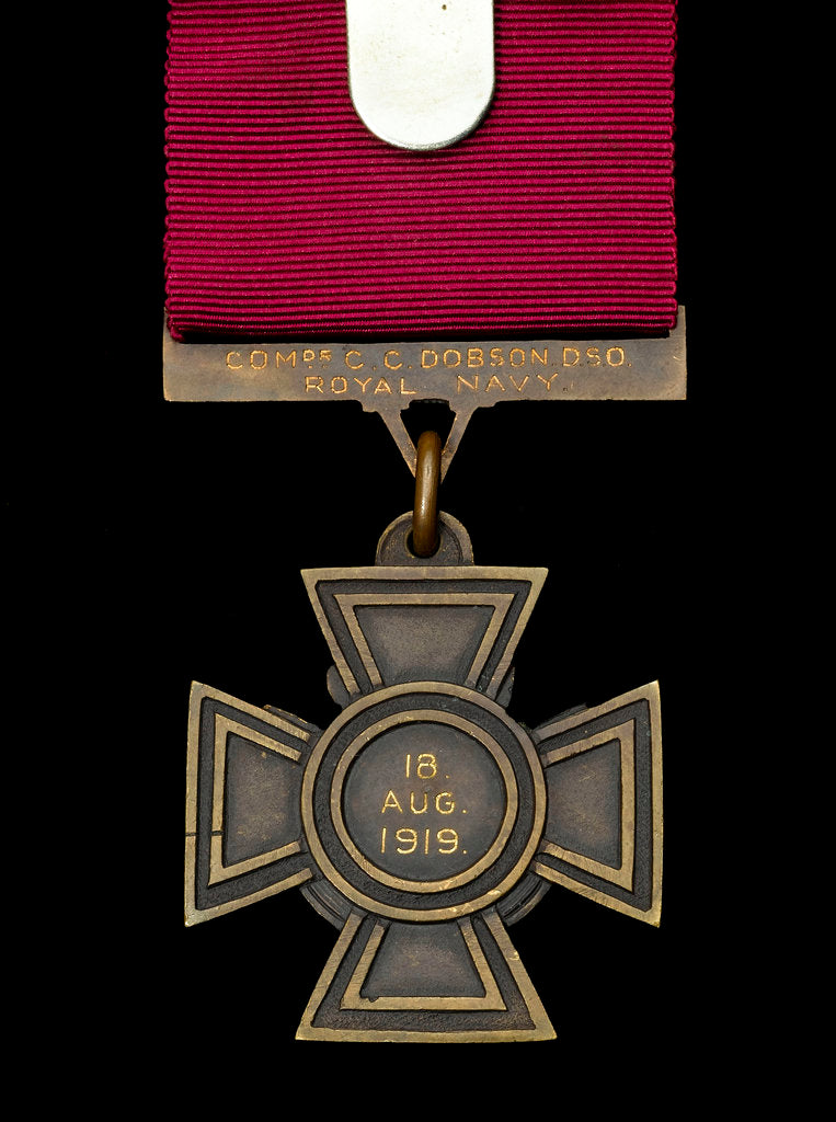 Detail of Victoria Cross, reverse by Hancocks & Co