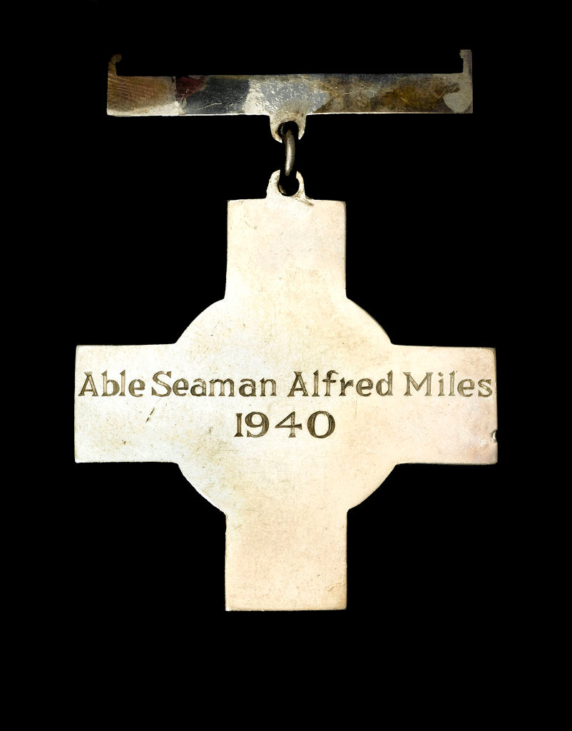 Detail of George Cross, reverse by Percy Metcalf