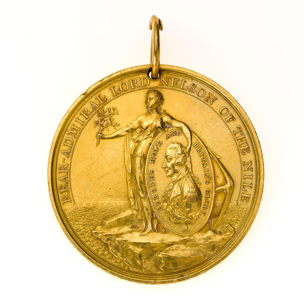 Detail of Davison's Nile Medal, obverse by Heinrich Kuchler