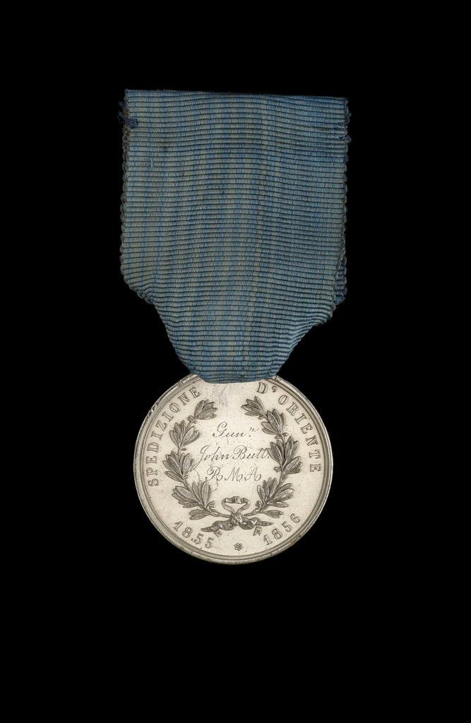 Detail of Sardinian Medal for Valour, reverse by F. Galeazzi