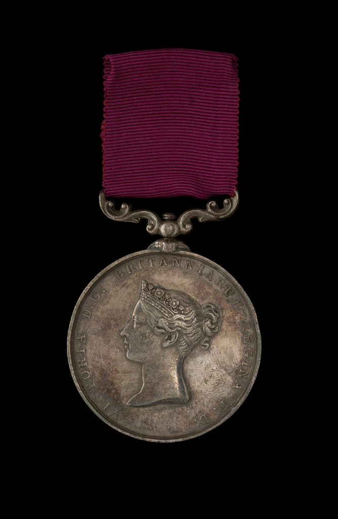 Detail of Sea Gallantry Medal, Foreign Services 1847, obverse by W. Wyon