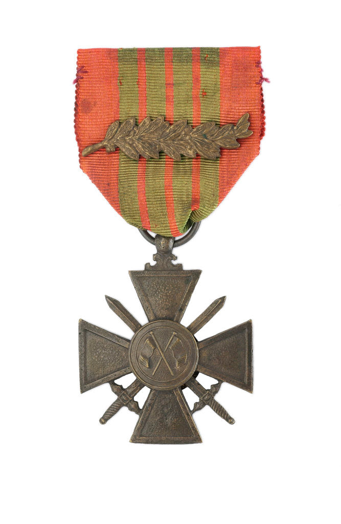 Detail of Croix de Guerre 1943, obverse by unknown