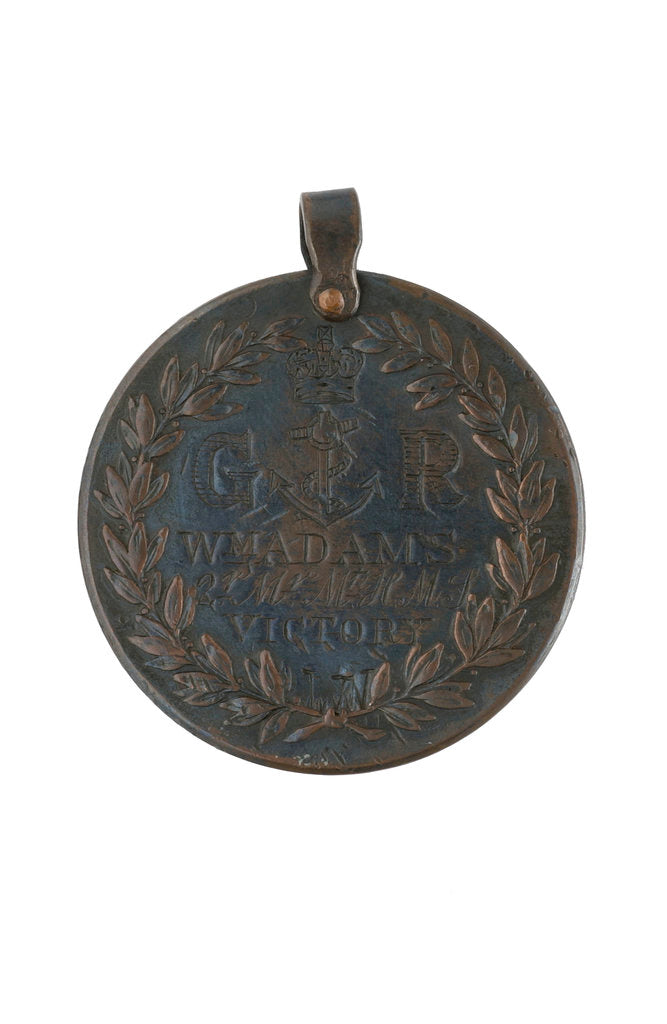 Detail of Captain Hardy's Reward, 1805, obverse by unknown