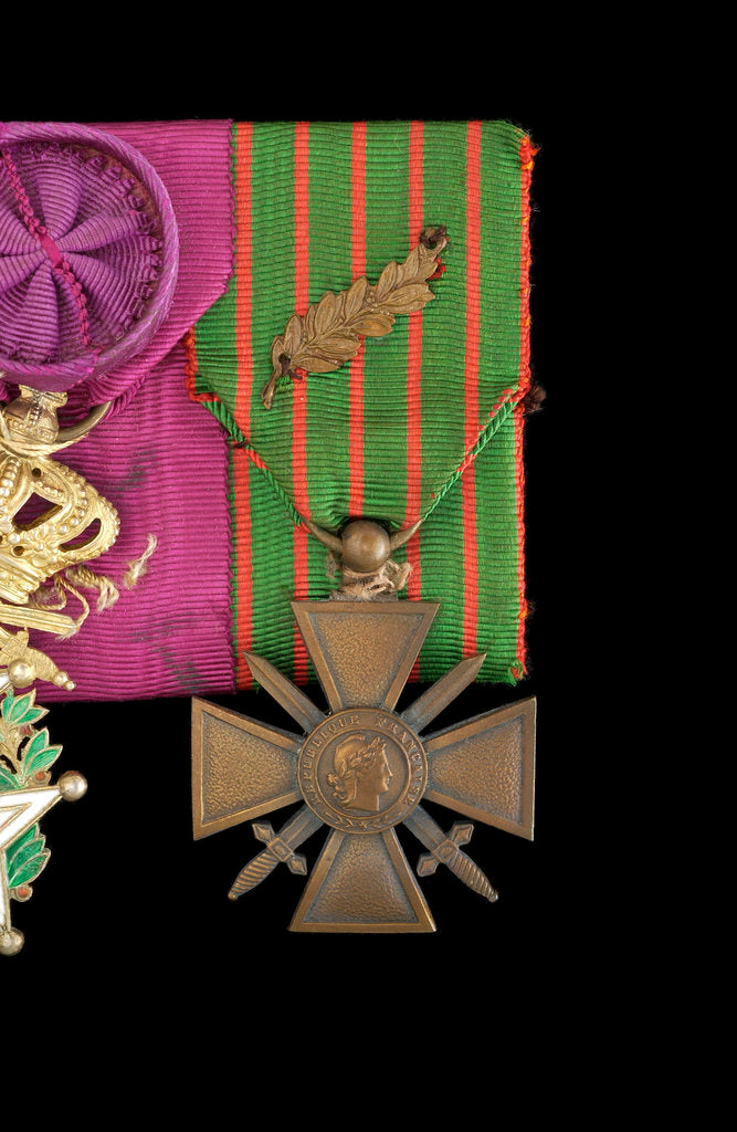 Detail of Croix de Guerre 1914-1918, obverse by unknown