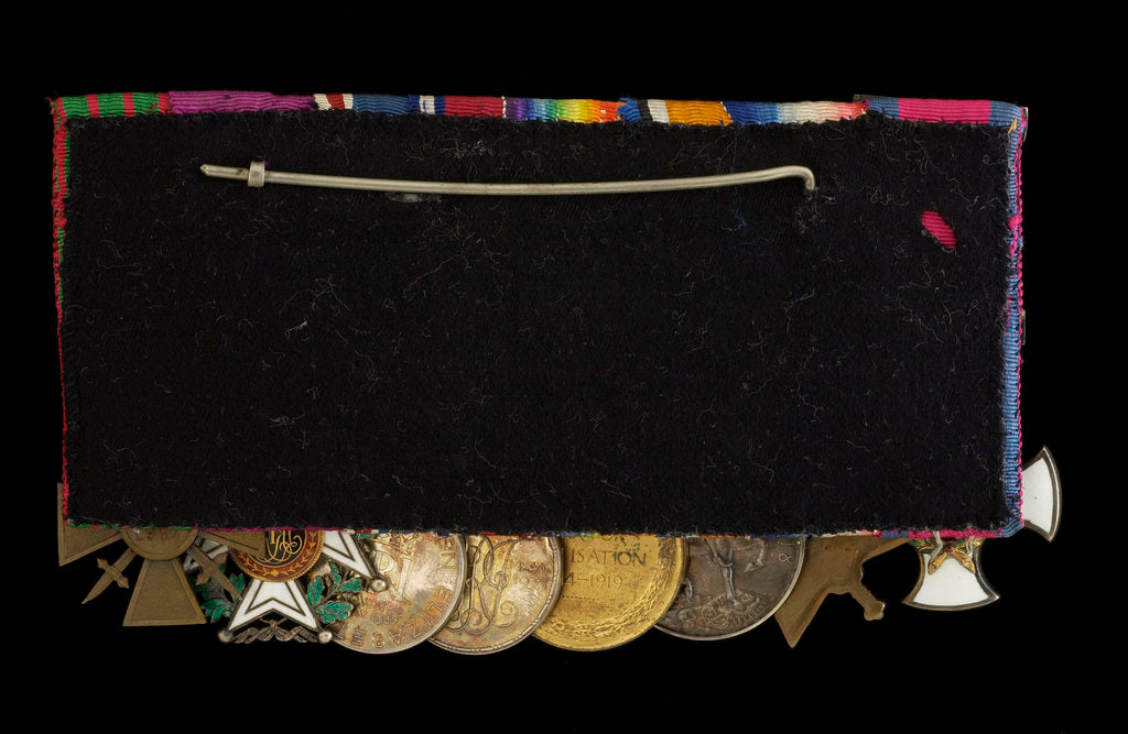 Detail of Medals awarded to Captain E. Wigram DSM RN (reverse, right to left, MED1219-1226) by W. Wyon