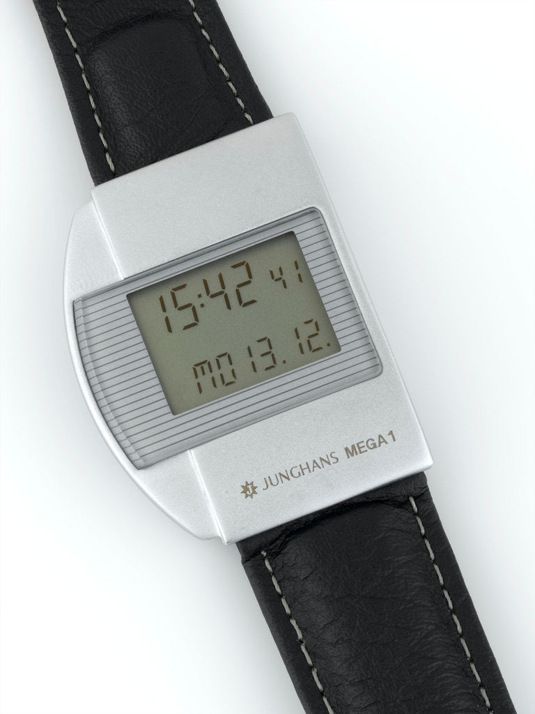 Detail of Wristwatch face by Junghans
