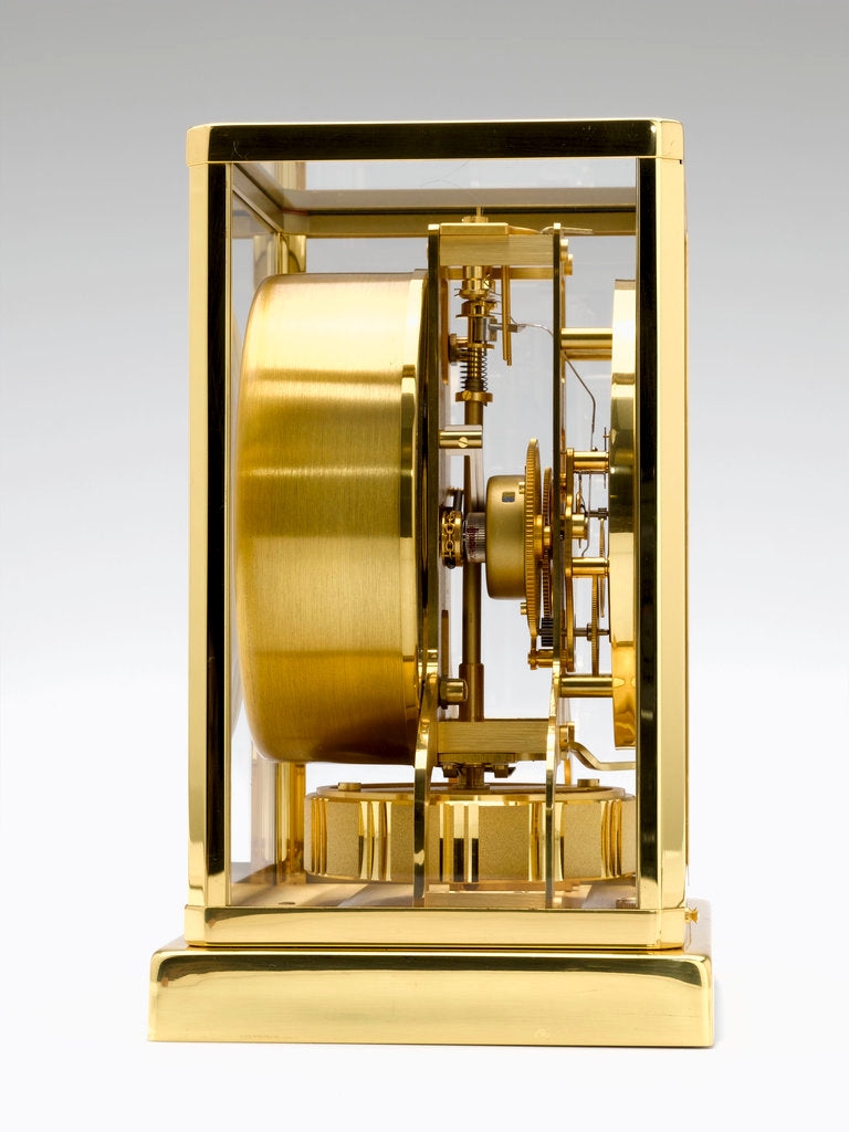 Detail of Atmos clock, movement by Jaeger-LeCoultre