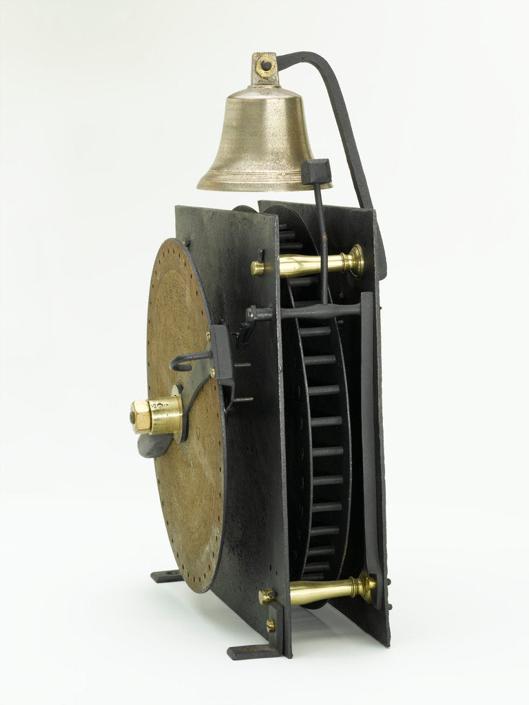 Detail of Bell machine, movement by Johann Alexander Herschel