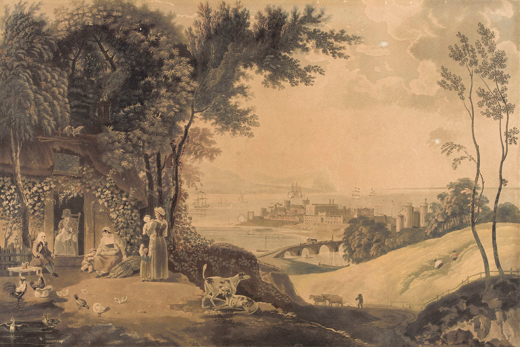 Detail of The effects of peace by William Hodges