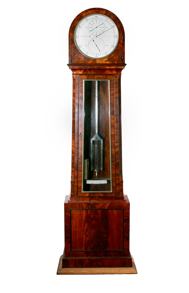 Detail of Astronomical regulator, complete in case by William Hardy