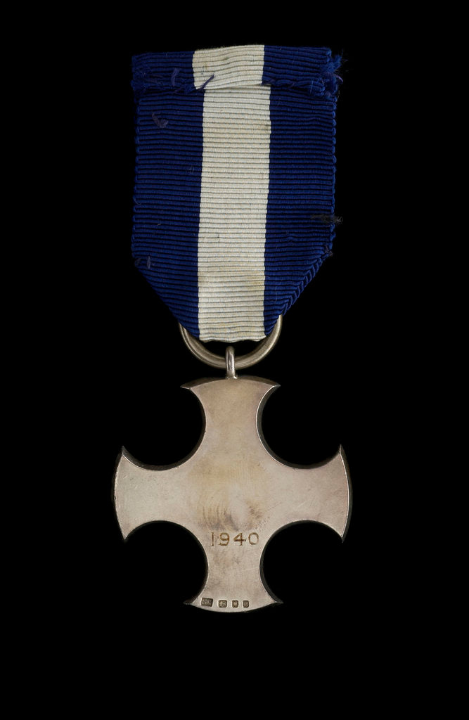 Detail of Distinguished Service Cross 1936-1947, reverse by Garrard & Co.