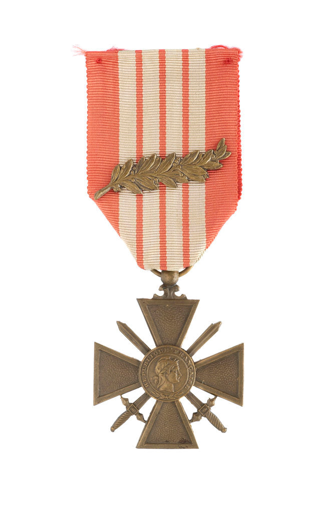 Detail of Croix de Guerre 1939, obverse by unknown