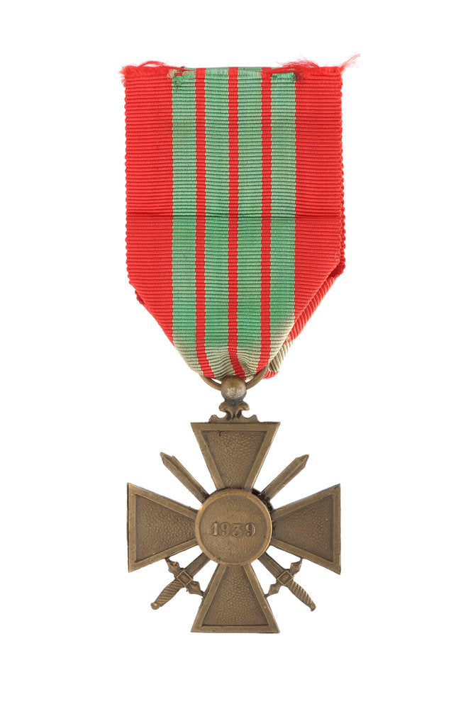 Detail of Croix de Guerre 1939, reverse by unknown