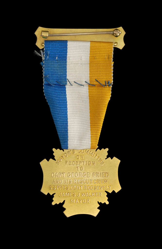 Detail of City of New York Gold Cross for Valor, reverse by unknown