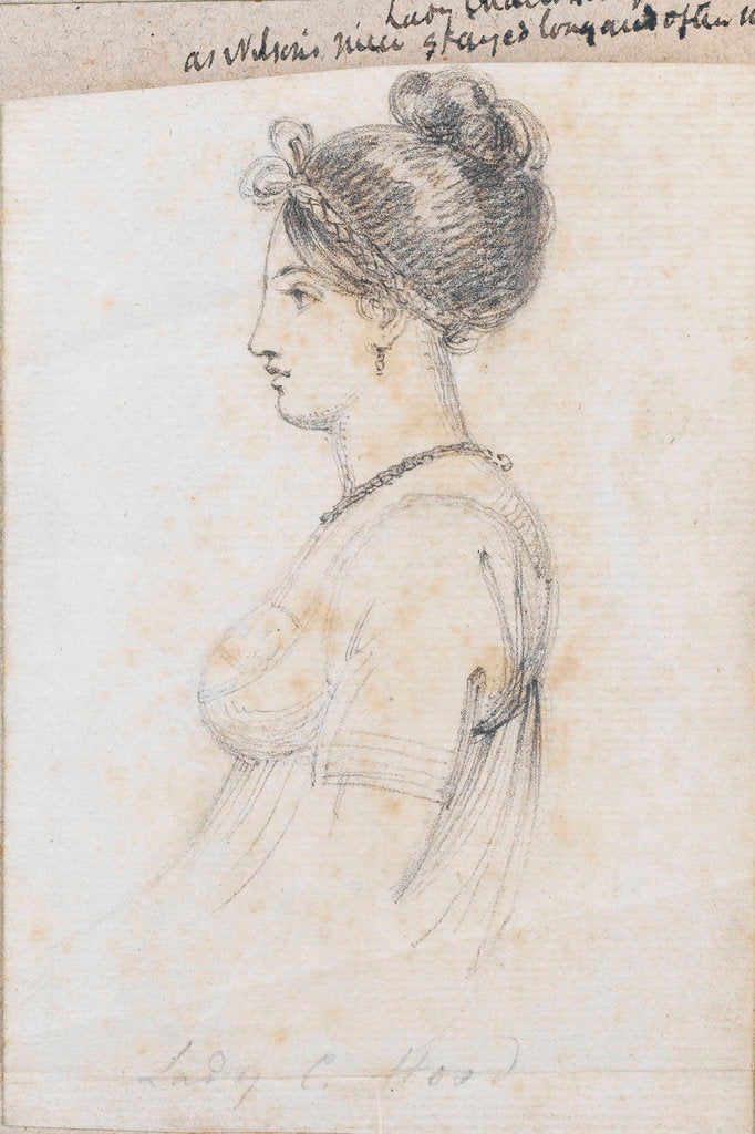 Detail of Charlotte Nelson (recto) by Thomas Baxter