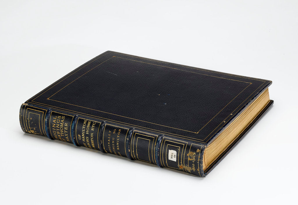 Detail of Merton album, front cover by Thomas Baxter