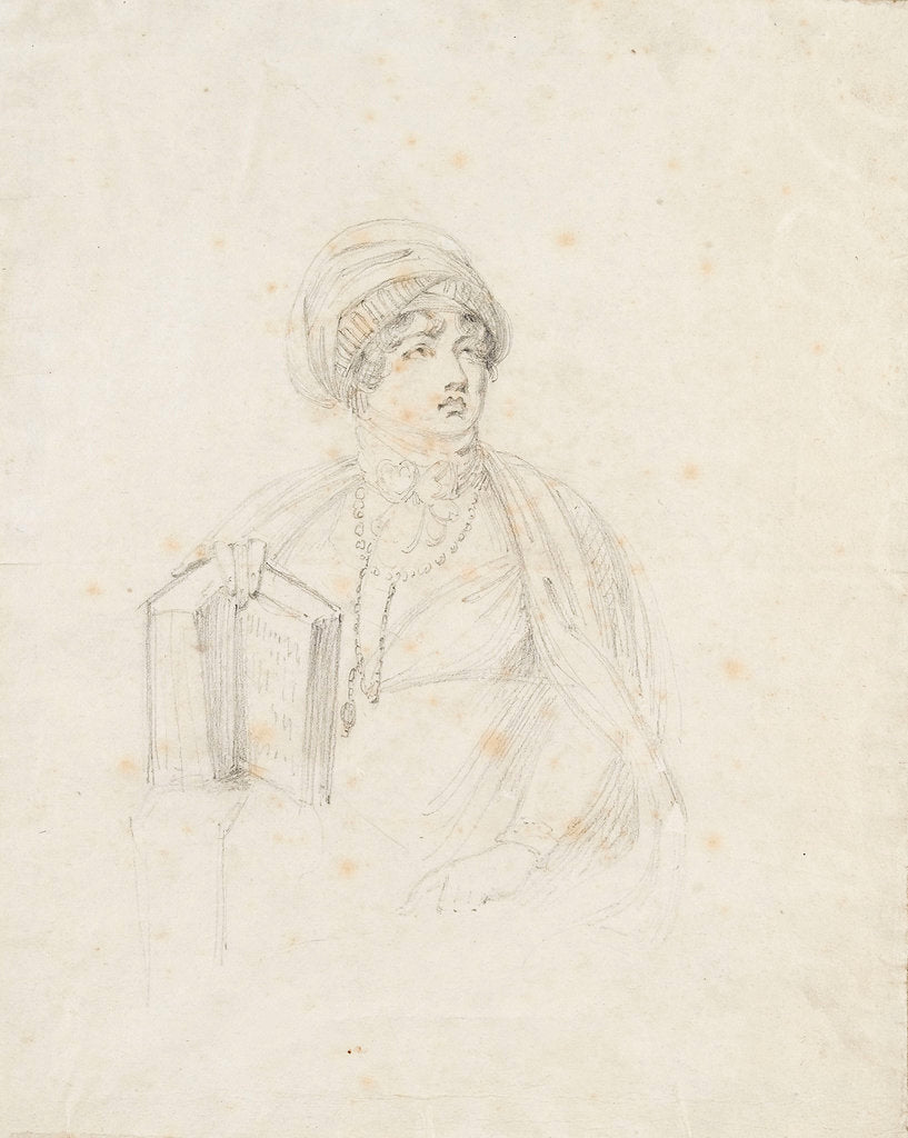 Detail of Emma Hamilton from Life by Thomas Baxter
