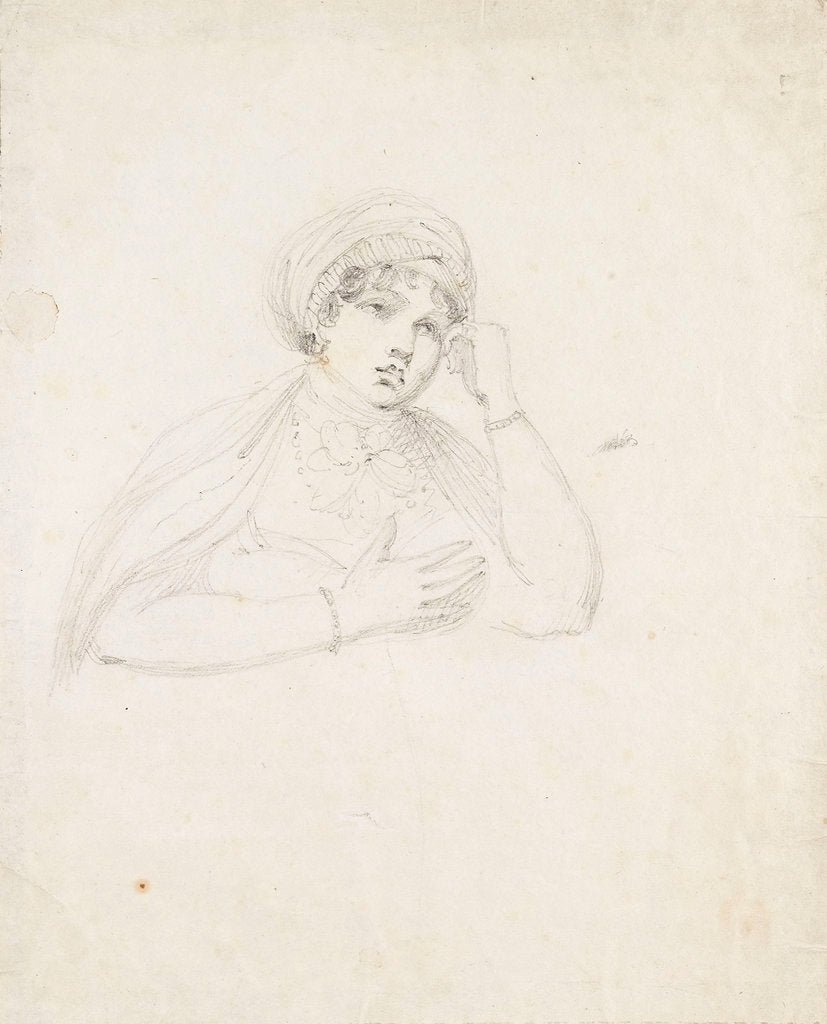 Detail of Emma Hamilton from Life by Thomas Baxter