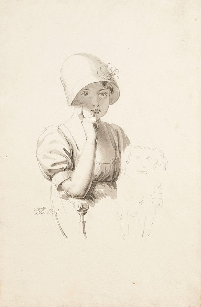 Detail of Charlotte Nelson by Thomas Baxter