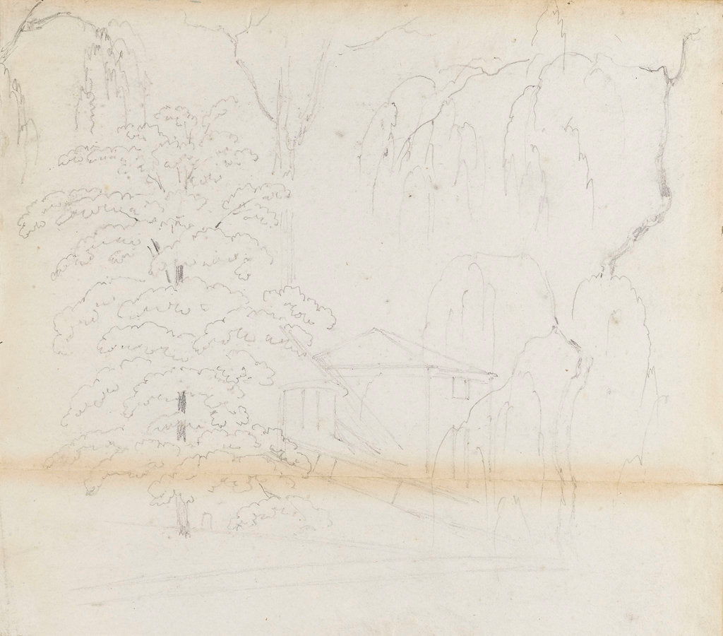 Detail of A sloping bridge at Merton by Thomas Baxter
