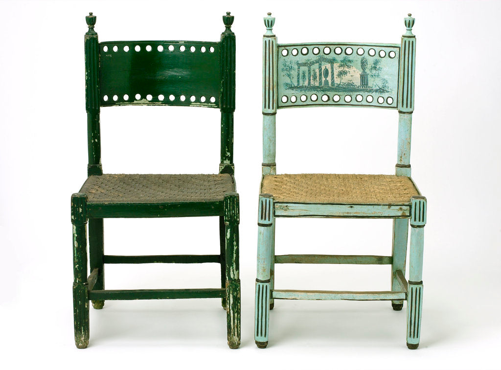Detail of Two chairs by unknown