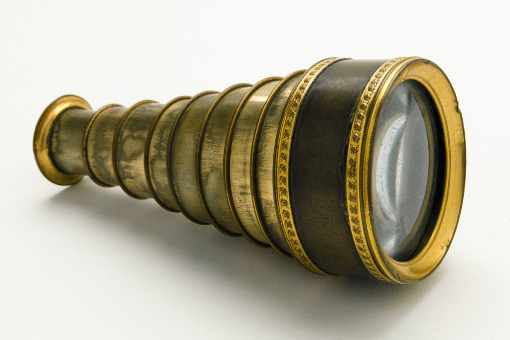 Detail of Spyglass telescope by unknown