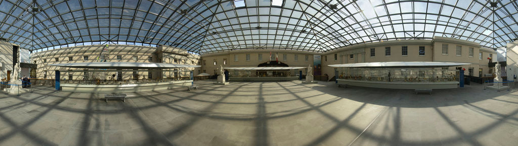 Detail of Panoramic view of Neptune Court at the National Maritime Museum, Greenwich by National Maritime Museum