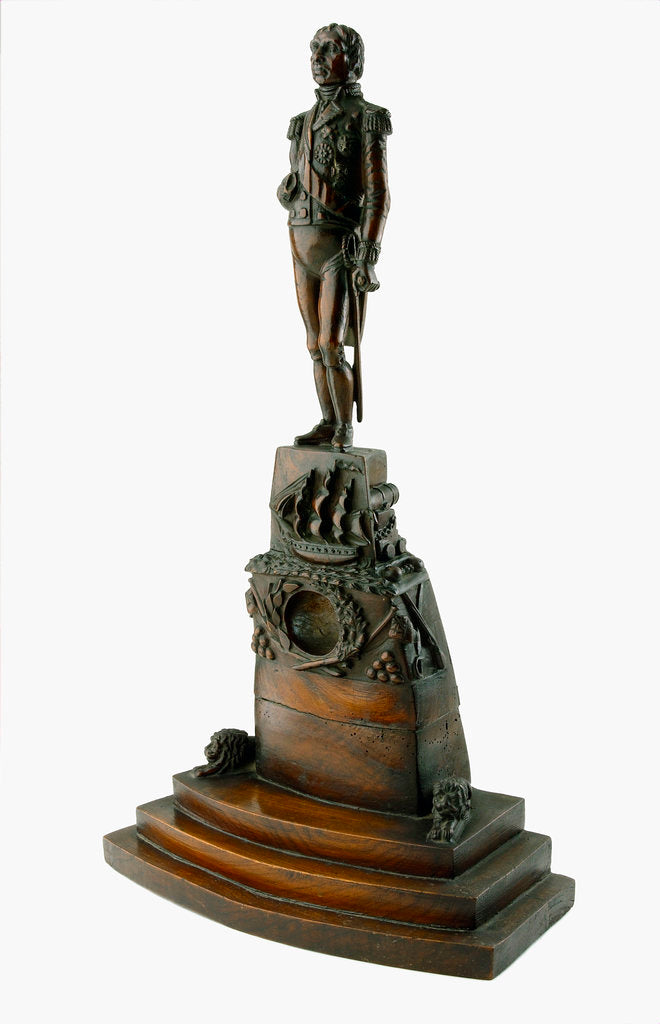 Detail of Watch stand commemorating Vice-Admiral Horatio Nelson (1758-1805) by unknown