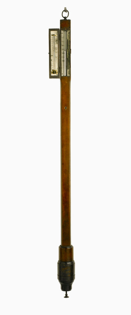 Detail of Stick barometer by unknown