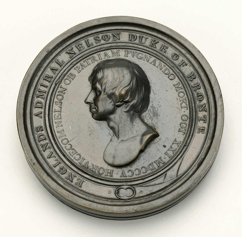 Detail of Box commemorating Vice-Admiral Horatio Nelson (1758-1805) by Thomas Webb