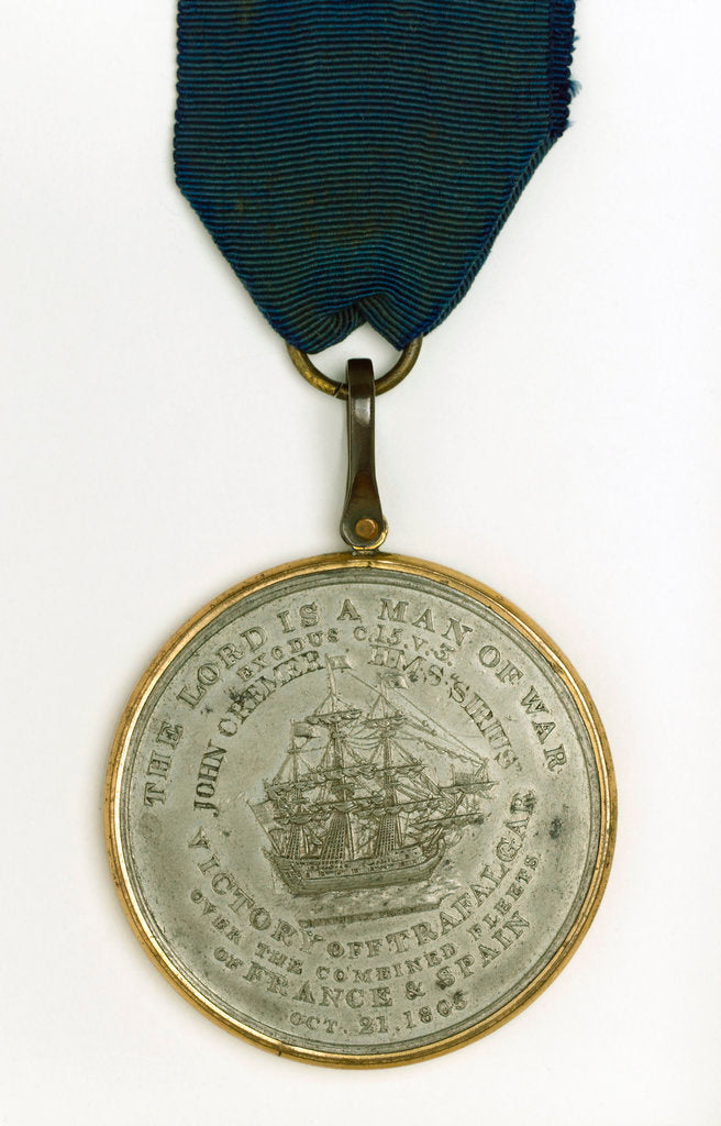 Detail of Davison's Trafalgar Medal 1805, reverse by Thomas Halliday