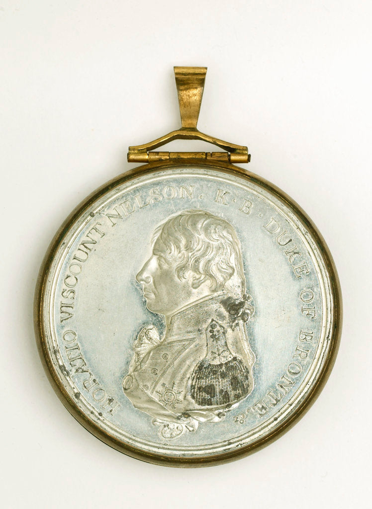 Detail of Boulton's Trafalgar Medal, obverse by Heinrich Kuchler