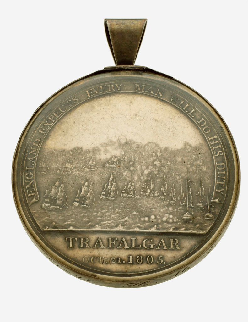 Detail of Boulton's Trafalgar Medal, reverse by Heinrich Kuchler