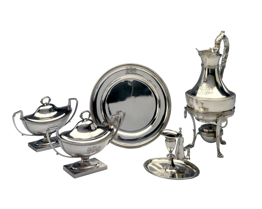 Detail of Silver Plate Group by Daniel Pontifex