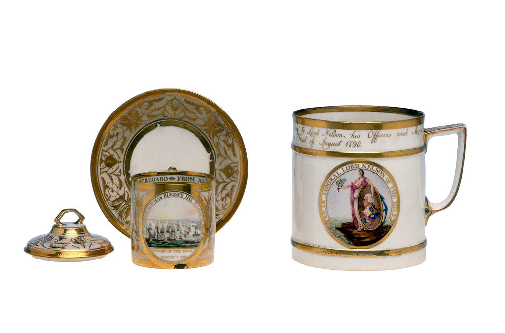 Detail of Porcelain made to the order of Alexander Davison (1750-1829), Nelson's prize agent by William Duesbury