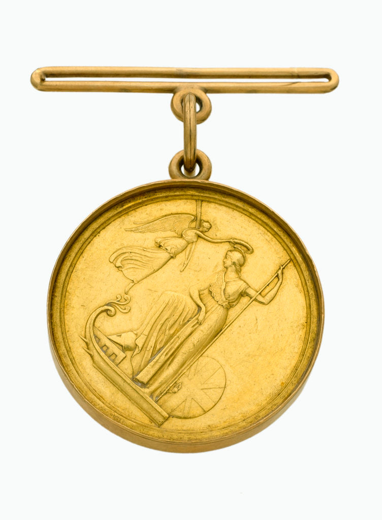Detail of Naval Gold Medal (Captain's) for the Battle of Trafalgar, 1805, obverse by Lewis Pingo