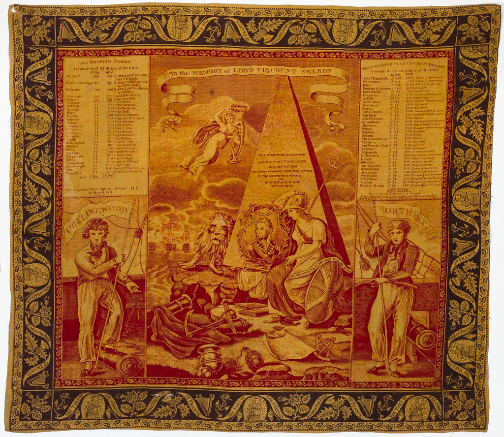 Detail of Snuff handkerchief by unknown