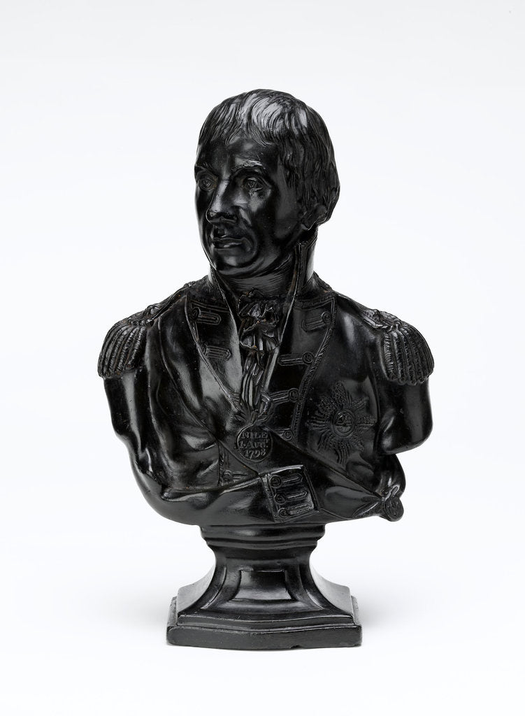 Detail of Bust depicting Vice-Admiral Horatio Nelson (1758-1805) by Robert Shout